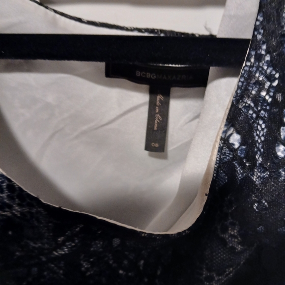 Bcbg stunning navy and black lace dress - Picture 3 of 5